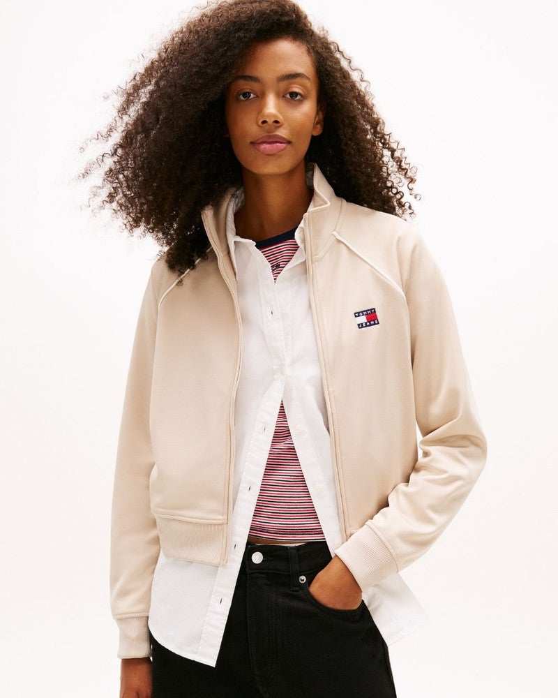 TJW Badge Track Jacket EXT Zand TJW Badge Track Jacket EXT Zand