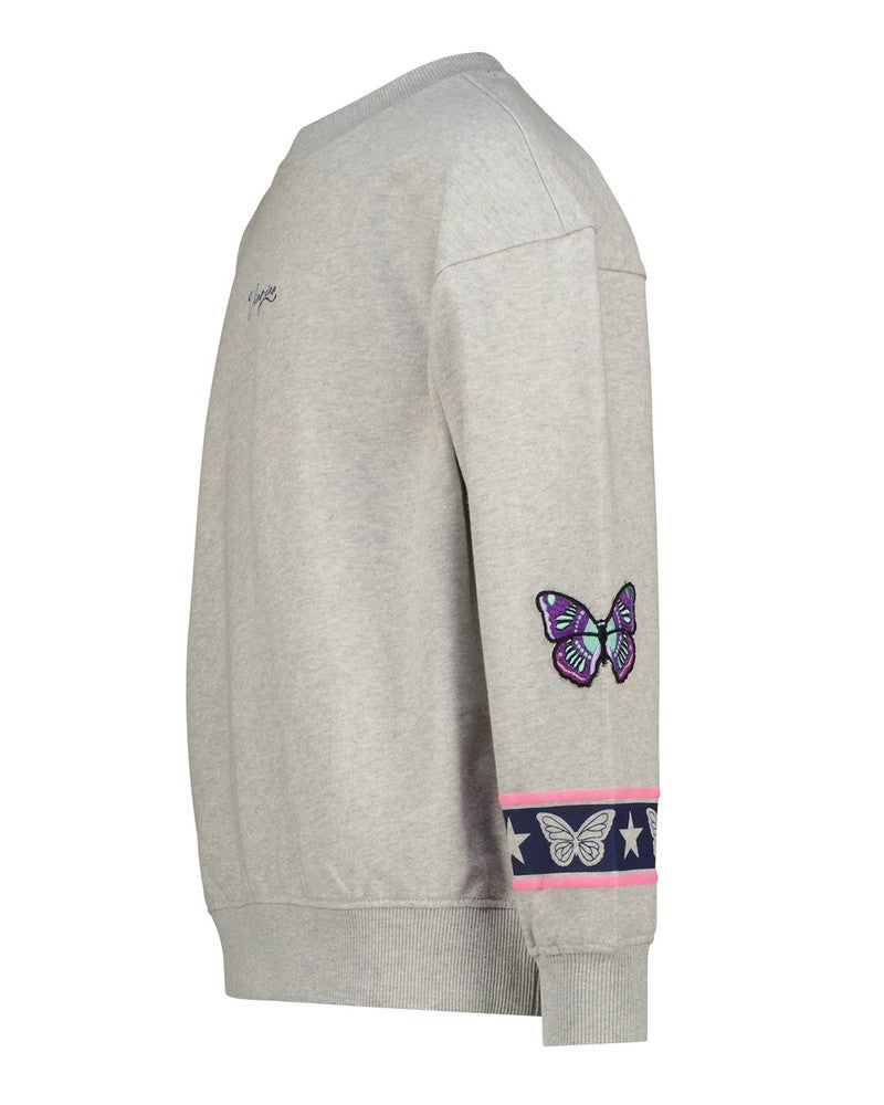 Namire Sweater Butterfly Grijs Namire Sweater Butterfly Grijs
