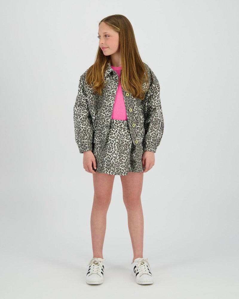 Basic-Crop Rib Tee Roze Basic-Crop Rib Tee Roze