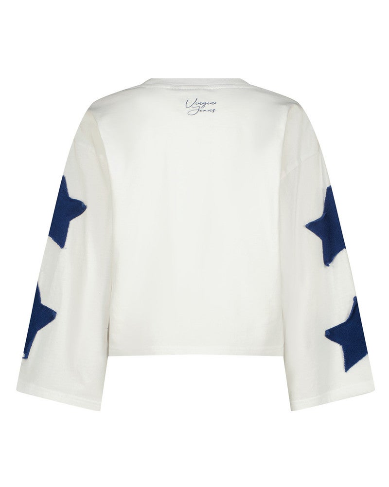 Janice Longsleeve Stars Wit 1 Janice Longsleeve Stars Wit 1