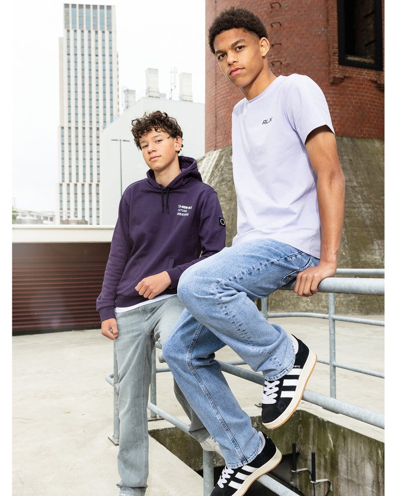 T-Shirt RLX Backprint Purple Circle Paars T-Shirt RLX Backprint Purple Circle Paars