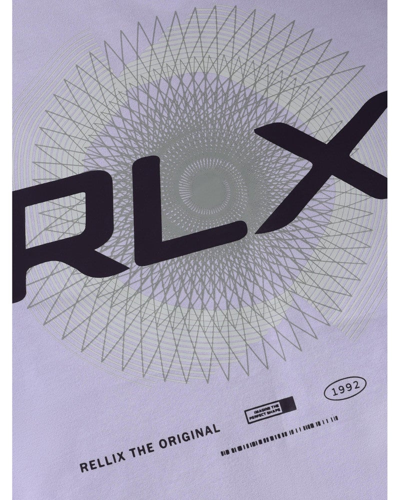 T-Shirt RLX Backprint Purple Circle Paars T-Shirt RLX Backprint Purple Circle Paars