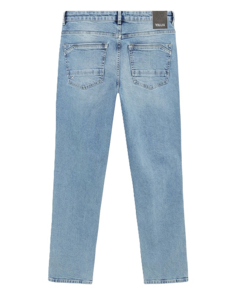 2612 Straight Wide Fit Jeans Blauw 2612 Straight Wide Fit Jeans Blauw