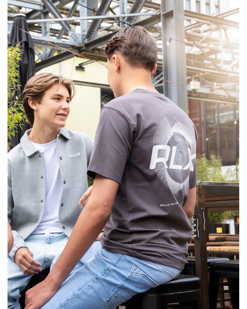 T-Shirt RLX Backprint Circle Antraciet T-Shirt RLX Backprint Circle Antraciet