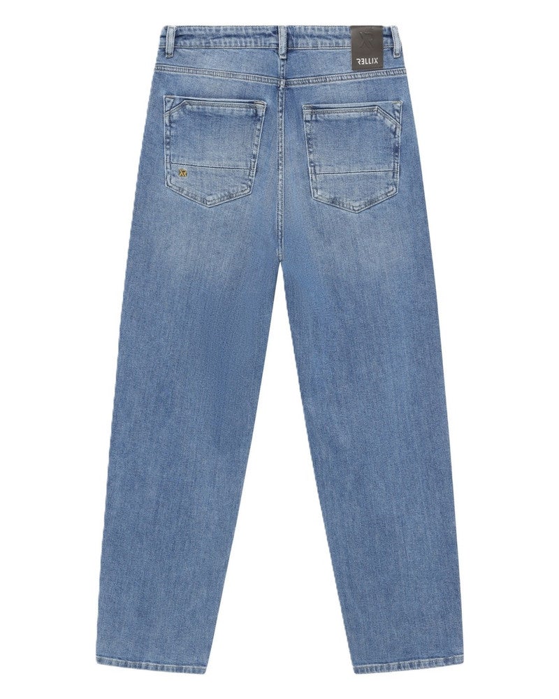 2410 Loose Tapered Fit Jeans Blauw 2410 Loose Tapered Fit Jeans Blauw