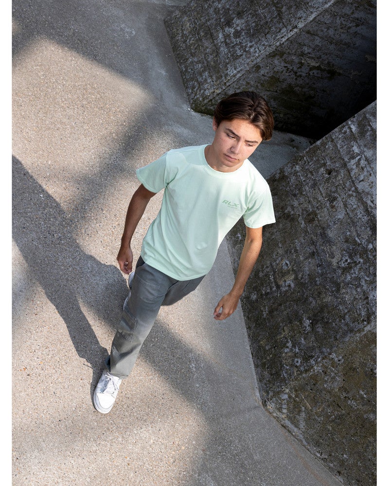 T-Shirt RLX Backprint Washed Groen T-Shirt RLX Backprint Washed Groen