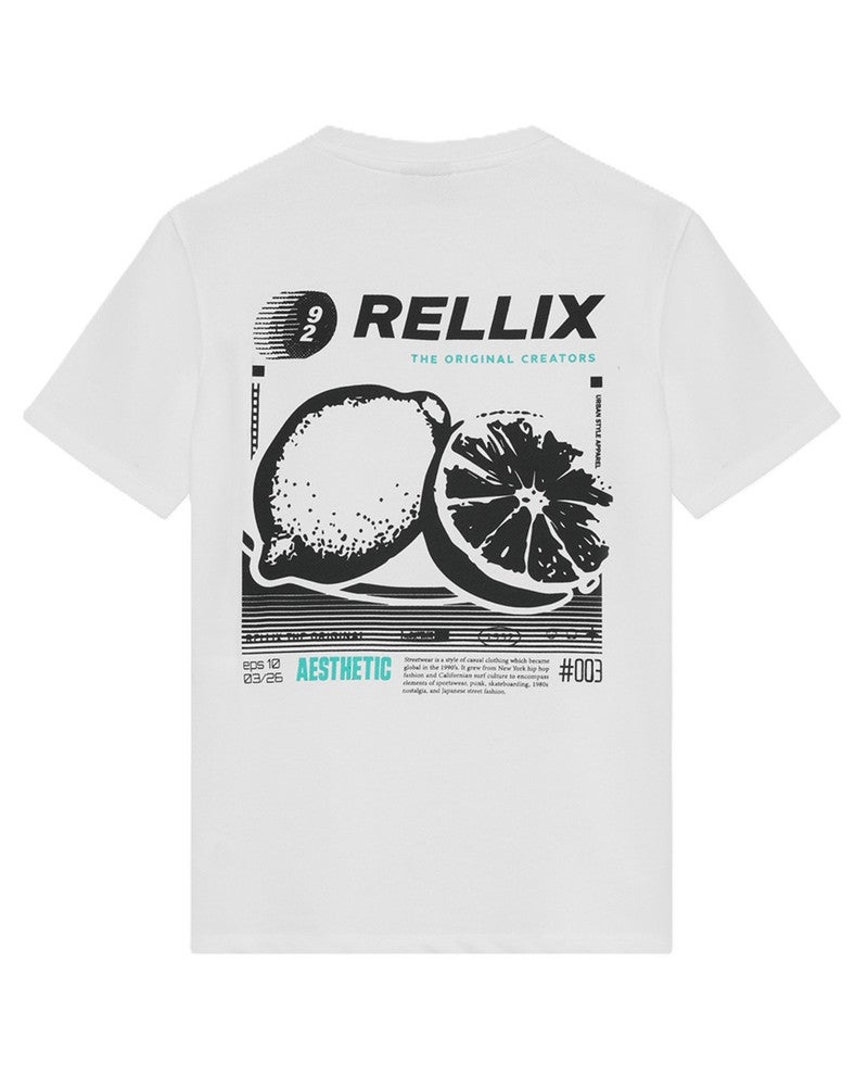 Oversized T-Shirt Rellix Print Lemons Wit 1 Oversized T-Shirt Rellix Print Lemons Wit 1