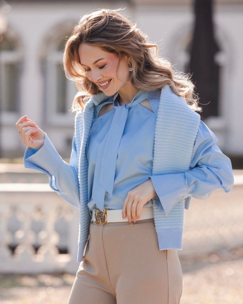 Alix Blouse Blauw Alix Blouse Blauw