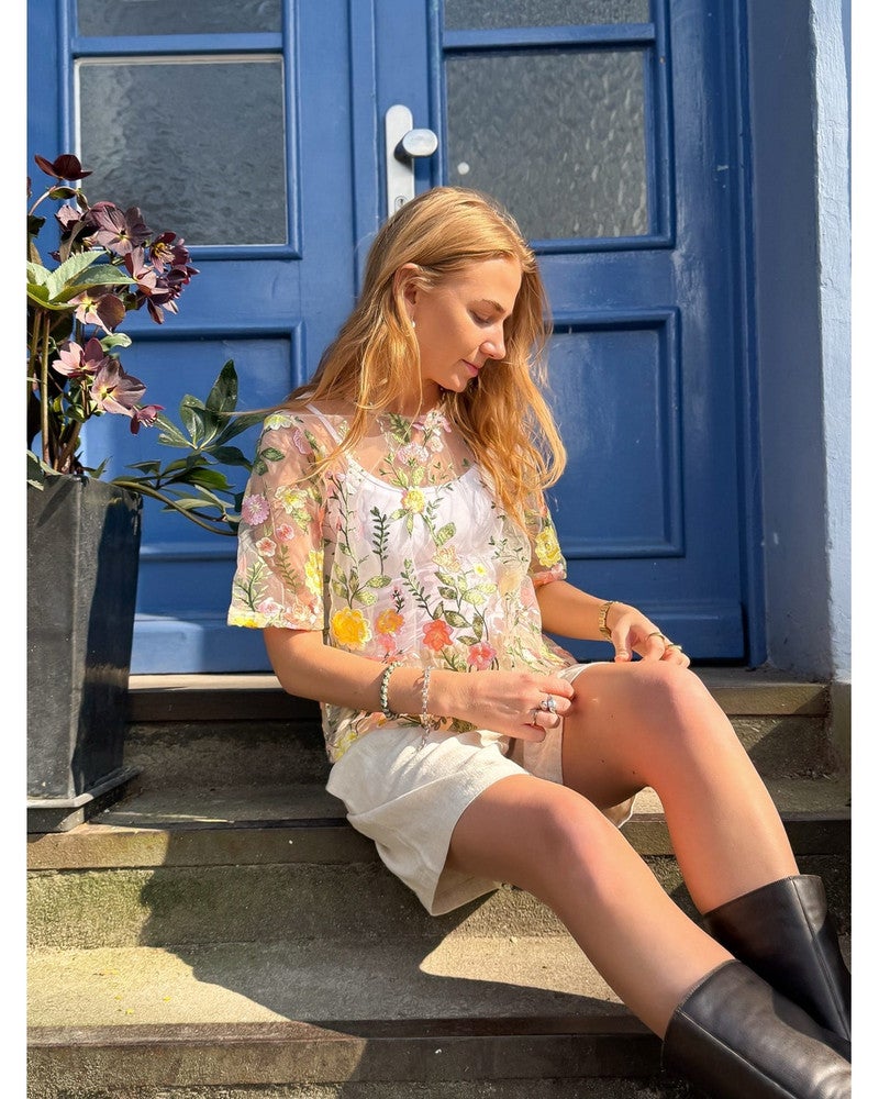 Fuschia blouse Zand Fuschia blouse Zand