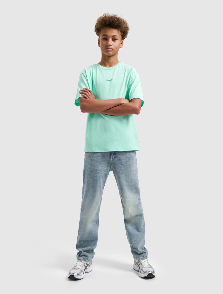 Junior Sunshine T-shirt Backprint Groen Junior Sunshine T-shirt Backprint Groen