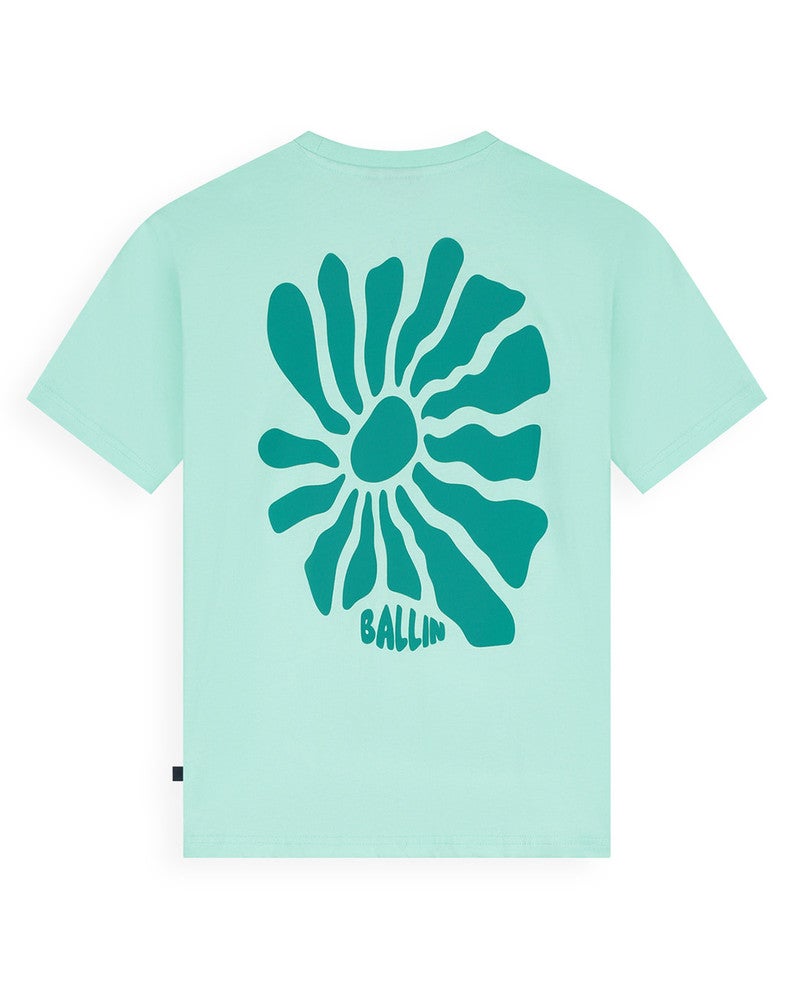 Junior Sunshine T-shirt Backprint Groen Junior Sunshine T-shirt Backprint Groen