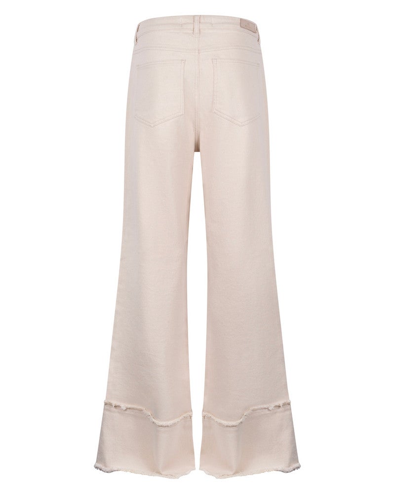 Shay Pants Ruffle Off White Shay Pants Ruffle Off White
