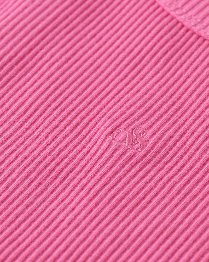 Ribbed slimfit tank top Roze Ribbed slimfit tank top Roze
