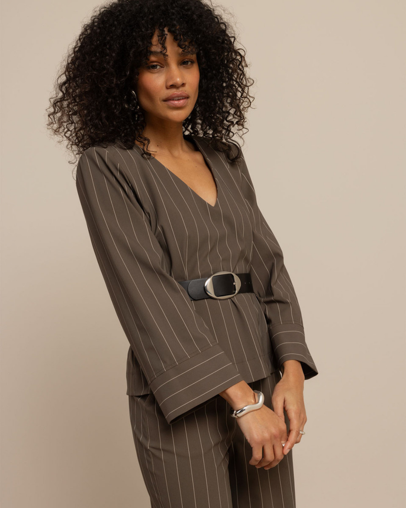 Cilou stripe top Groen Cilou stripe top Groen