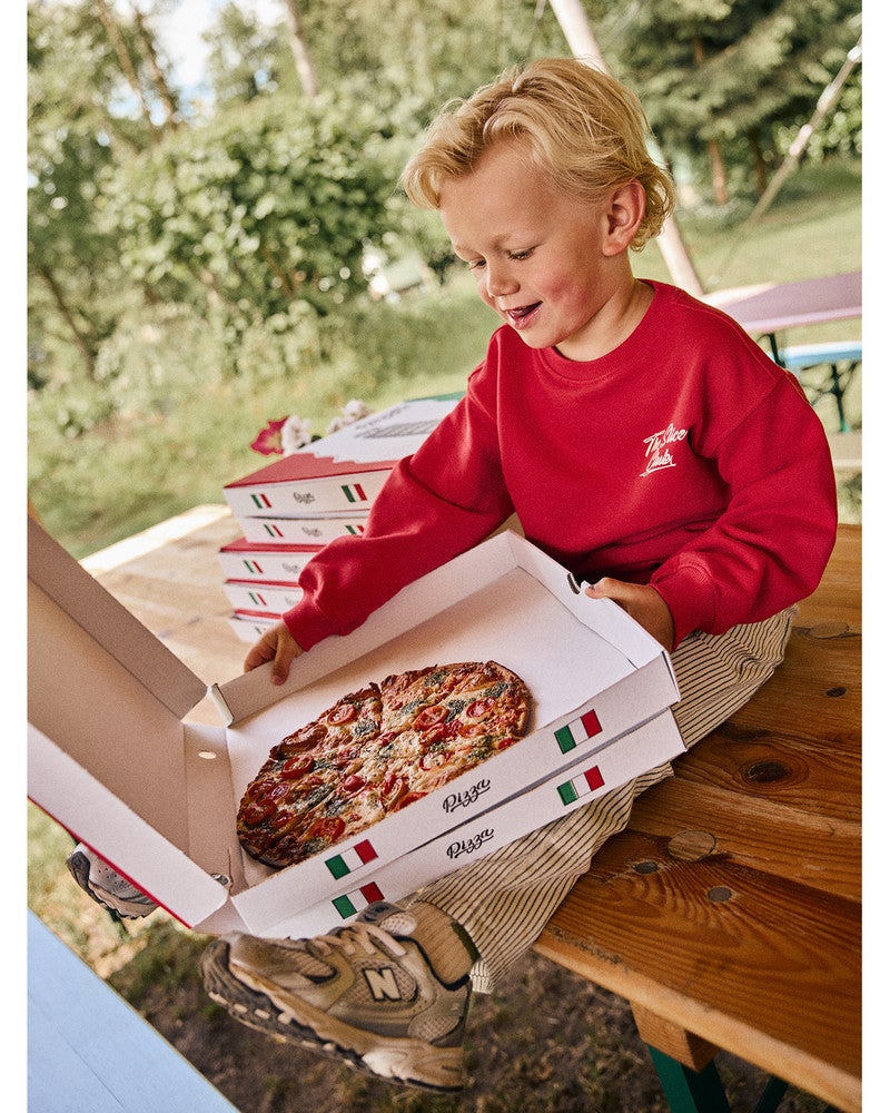 Oversized Sweater Slice Club Rood Oversized Sweater Slice Club Rood