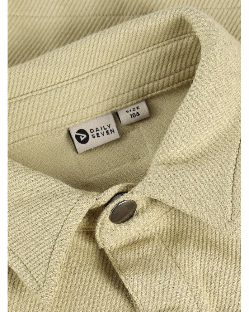 Shirt Jacket Structure Groen Shirt Jacket Structure Groen