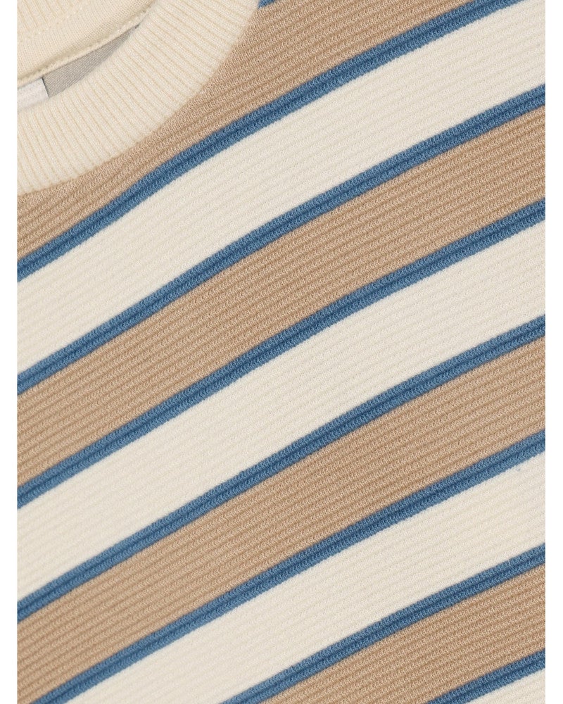 Oversized Sweater Big Stripe Zand Oversized Sweater Big Stripe Zand