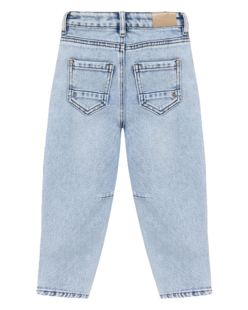 Denim Barrel Fit Blauw Denim Barrel Fit Blauw