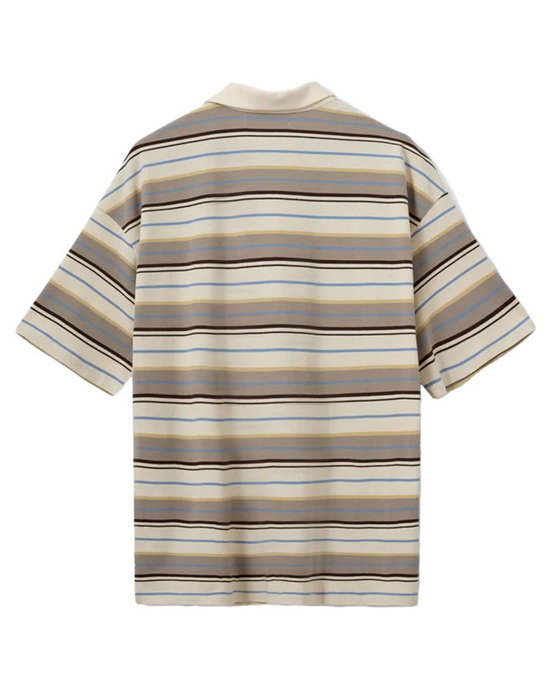PILSW OVERSIZE STRIPED POLO SHIRT Off White PILSW OVERSIZE STRIPED POLO SHIRT Off White