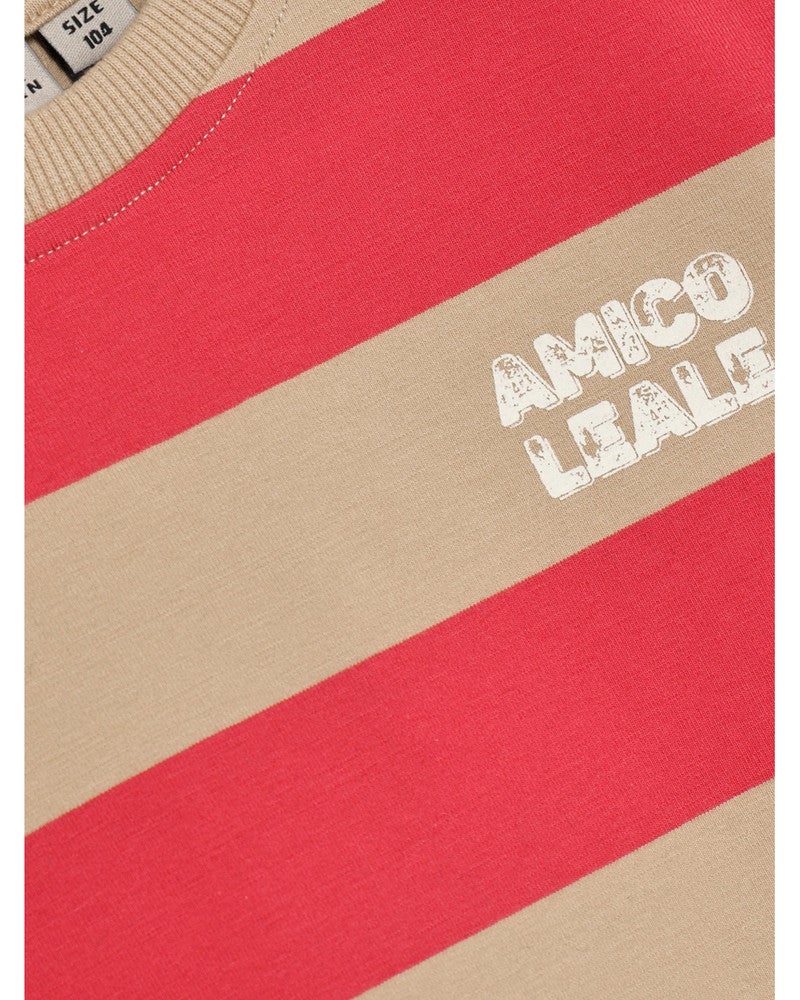 T-shirt Big Stripe Rood T-shirt Big Stripe Rood