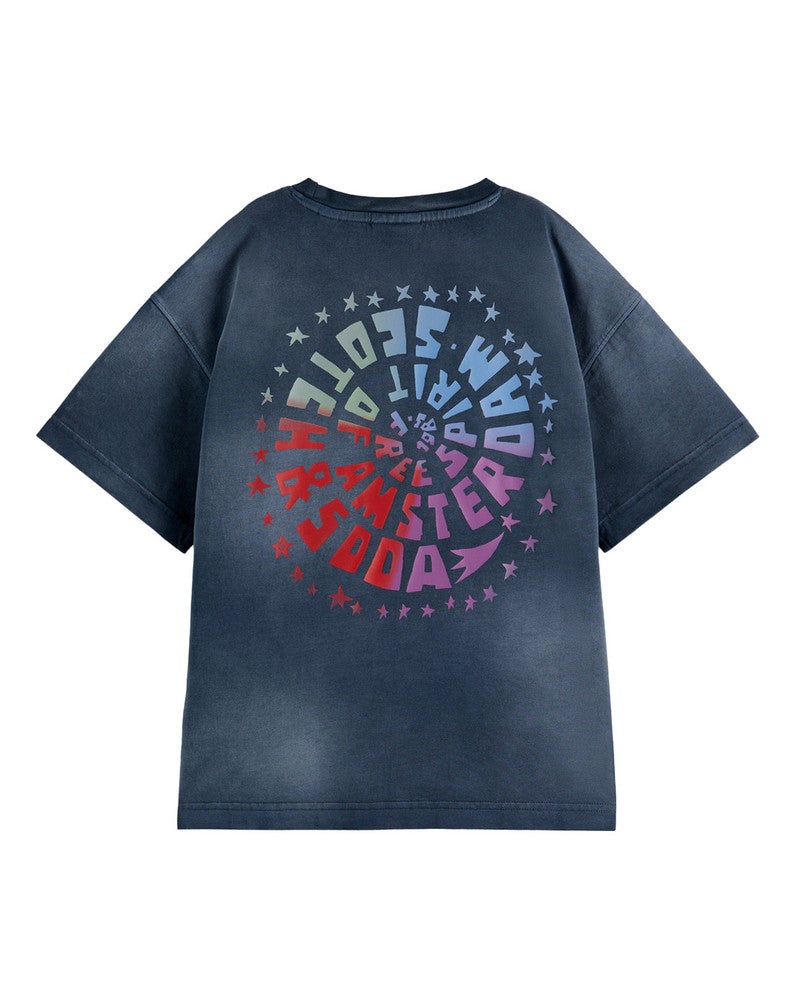 Back artwork loosefit Tshirt Zwart 1 Back artwork loosefit Tshirt Zwart 1