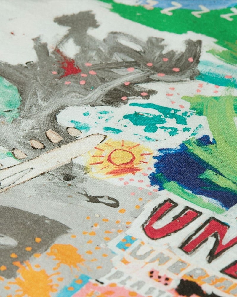 Basquiat printed relaxedfit Tshirt Multi Basquiat printed relaxedfit Tshirt Multi