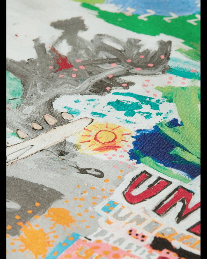 Basquiat printed relaxedfit Tshirt Multi Basquiat printed relaxedfit Tshirt Multi