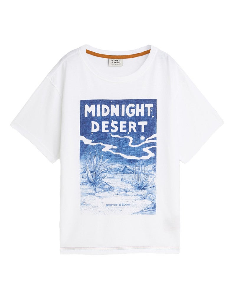 Front artwork relaxedfit Tshirt Wit 1 Front artwork relaxedfit Tshirt Wit 1