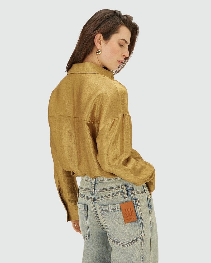 LUCILLA oversized blouse Goud LUCILLA oversized blouse Goud