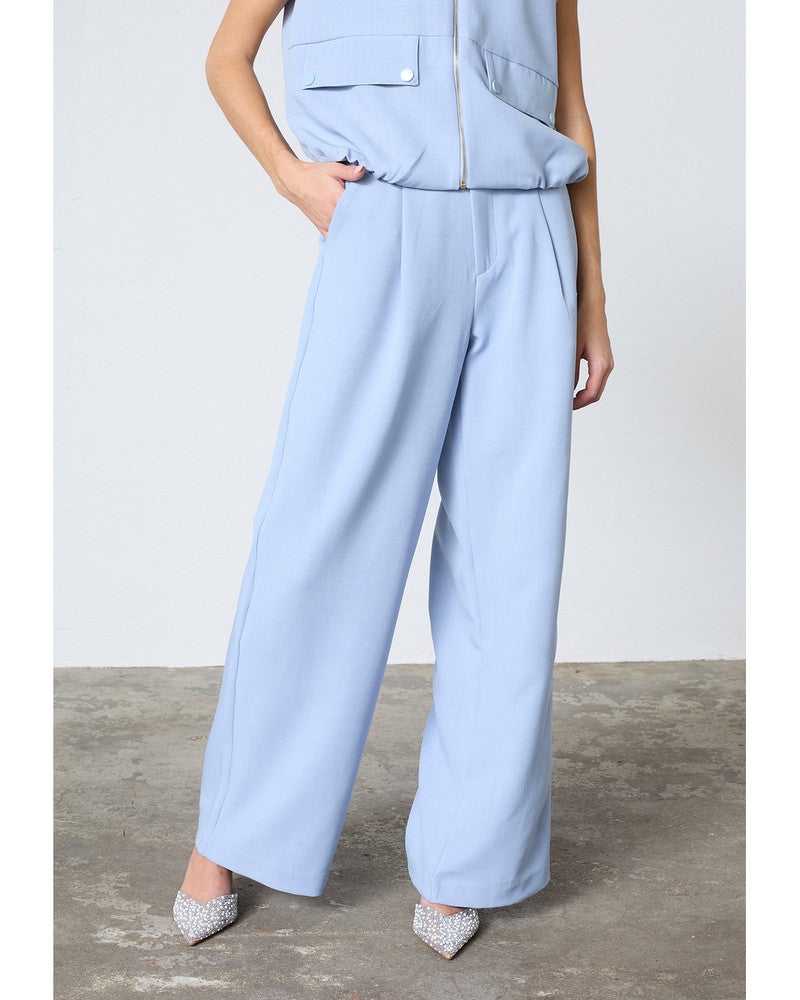 GREAT-PA3 Wide Pants Blauw GREAT-PA3 Wide Pants Blauw