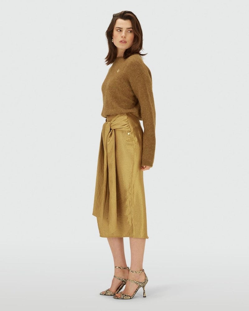 JAIME fitted midirok Goud JAIME fitted midirok Goud