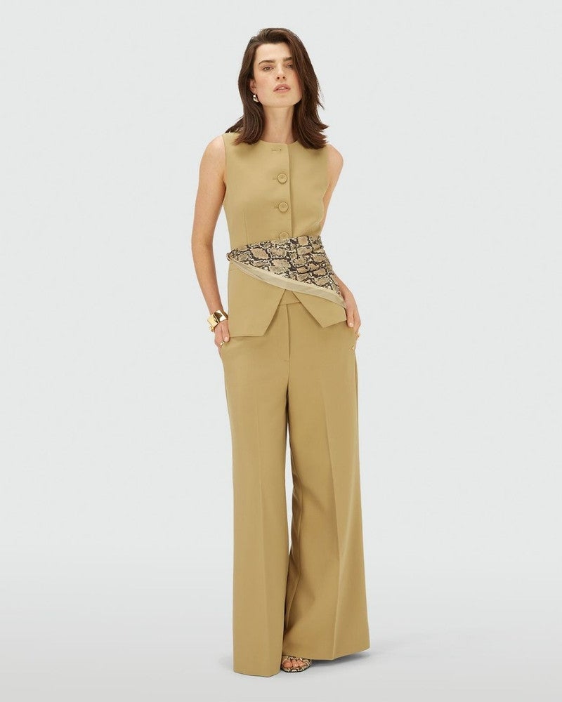 KIRO fitted gilet Beige KIRO fitted gilet Beige