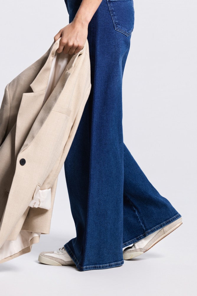 NEVRA BLAZER 282 oversized long sleeve printed lining Zand NEVRA BLAZER 282 oversized long sleeve printed lining Zand