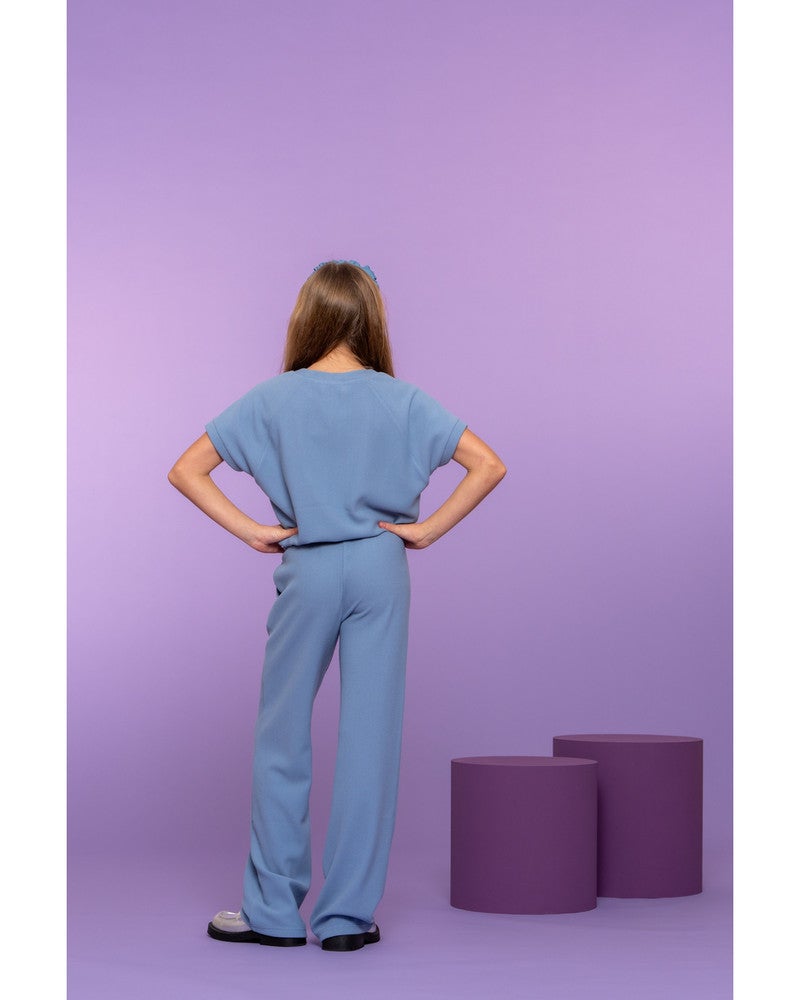 Pants comfy fit Blauw Pants comfy fit Blauw