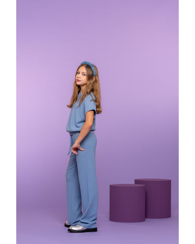 Pants comfy fit Blauw Pants comfy fit Blauw