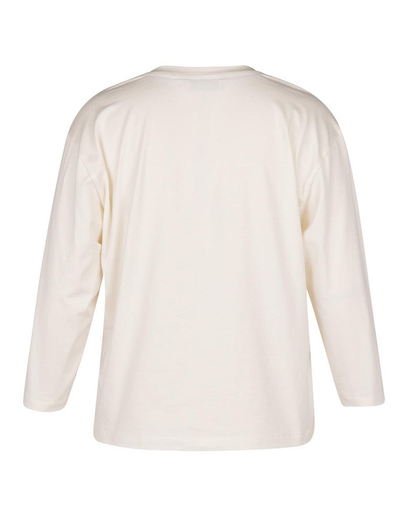 Fiore LS t-shirt Off White Fiore LS t-shirt Off White