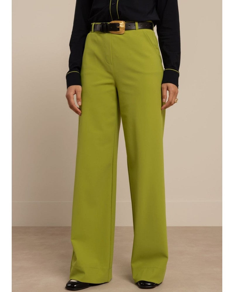 Lexie bonded trousers fel Groen Lexie bonded trousers fel Groen
