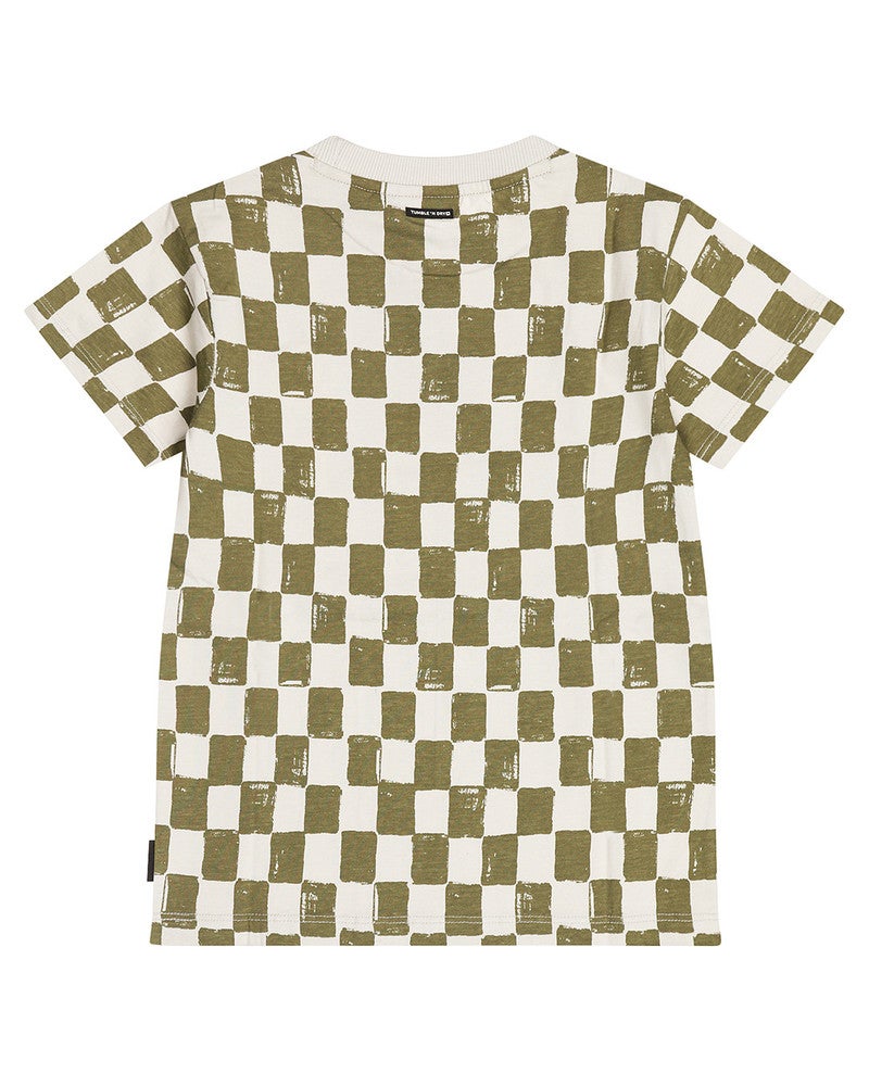 Shallow Tee Blocked Army Shallow Tee Blocked Army