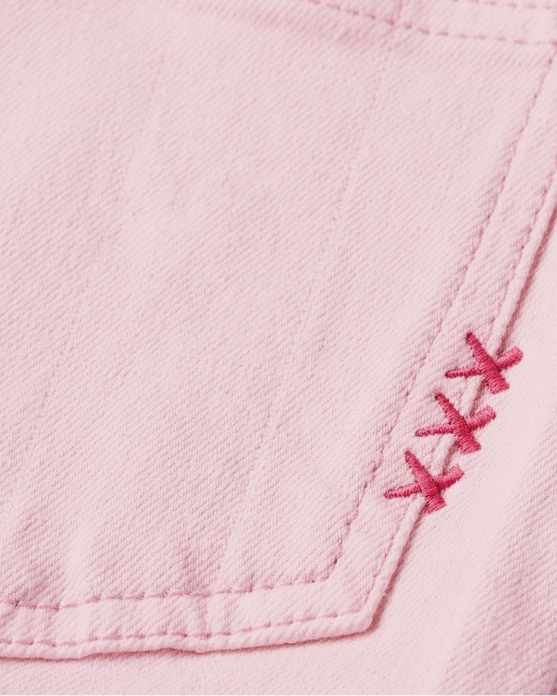 The Wave wideleg jeans Roze The Wave wideleg jeans Roze