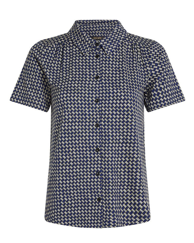 Maisie Blouse Blizzy Blauw Maisie Blouse Blizzy Blauw