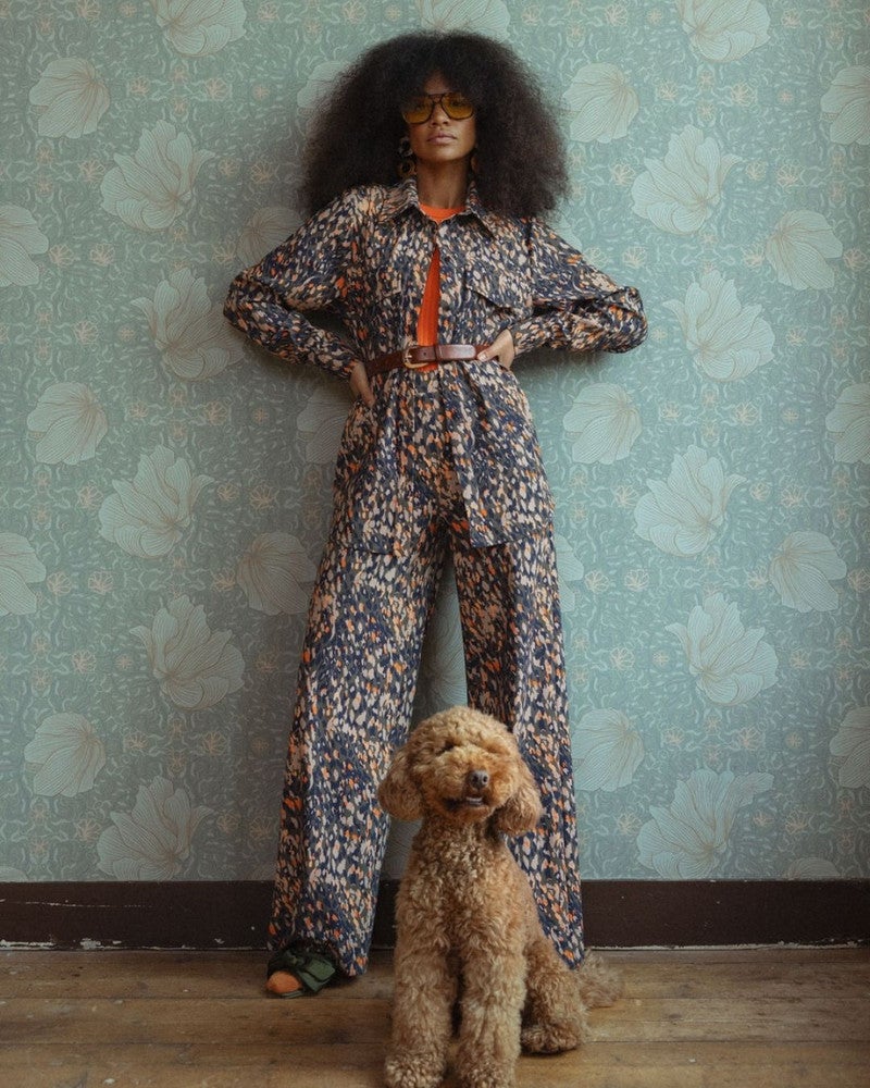 Lexie leopard trousers Multi Lexie leopard trousers Multi