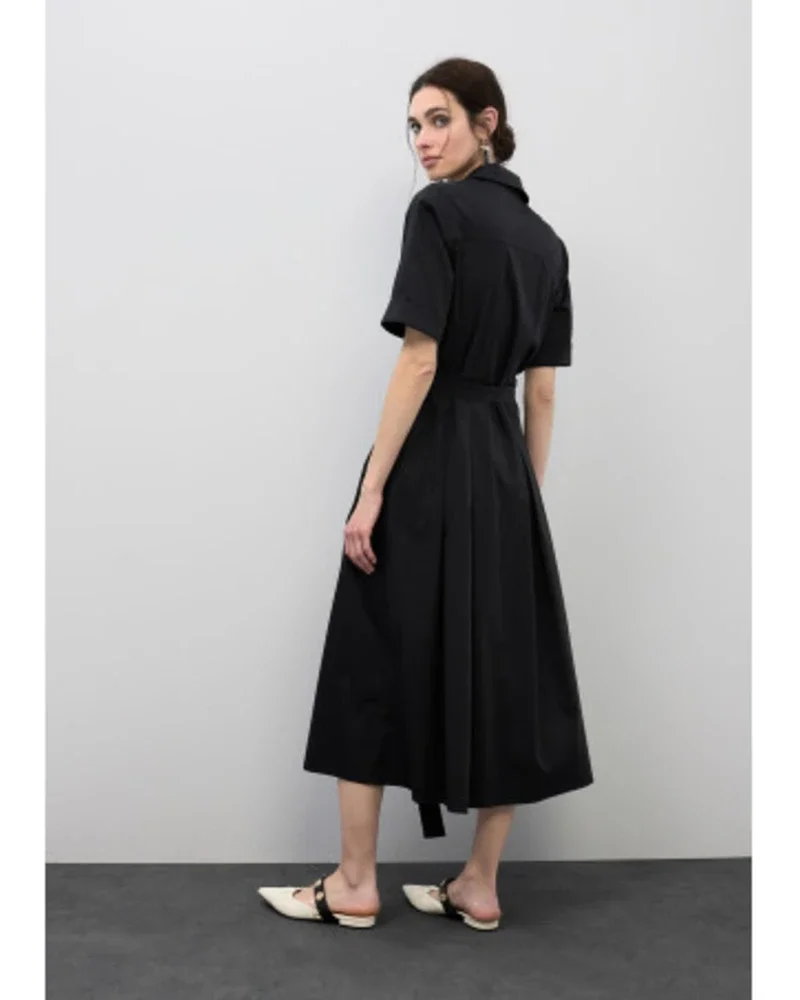 Midi Dress Zwart 1 Midi Dress Zwart 1
