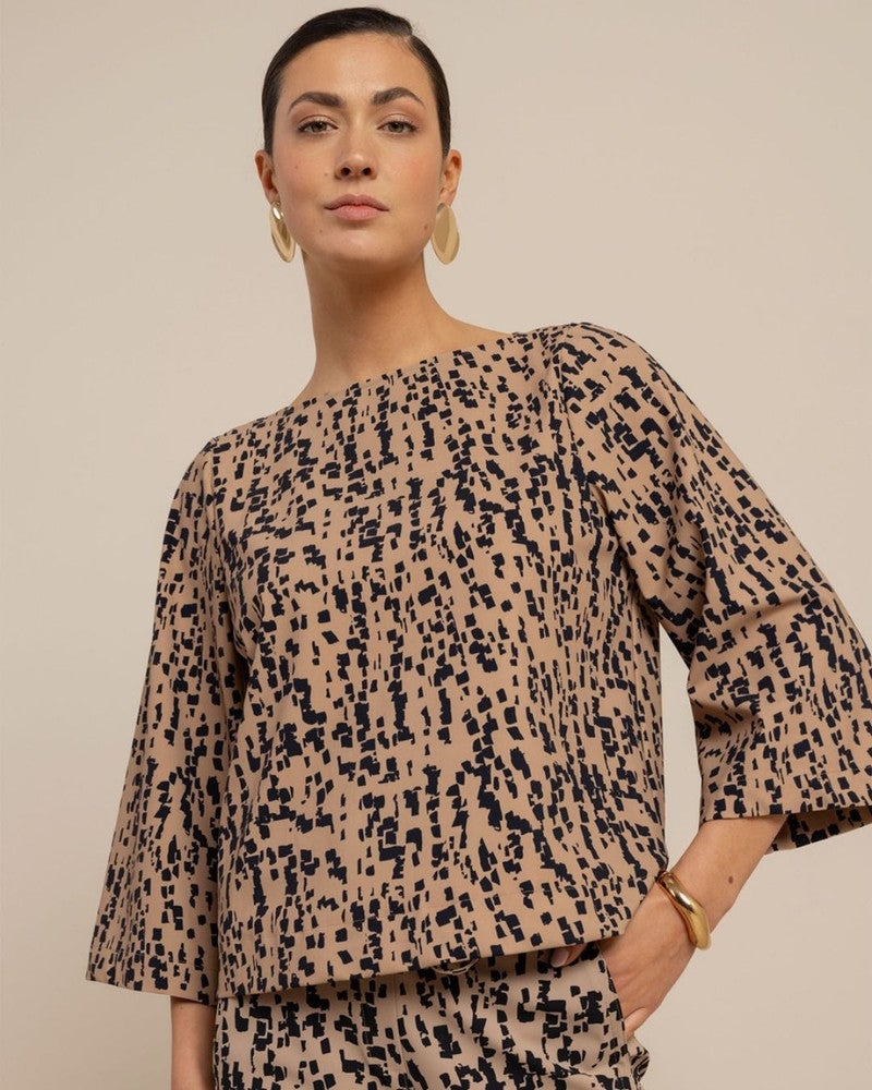 Ilja block top Beige Ilja block top Beige