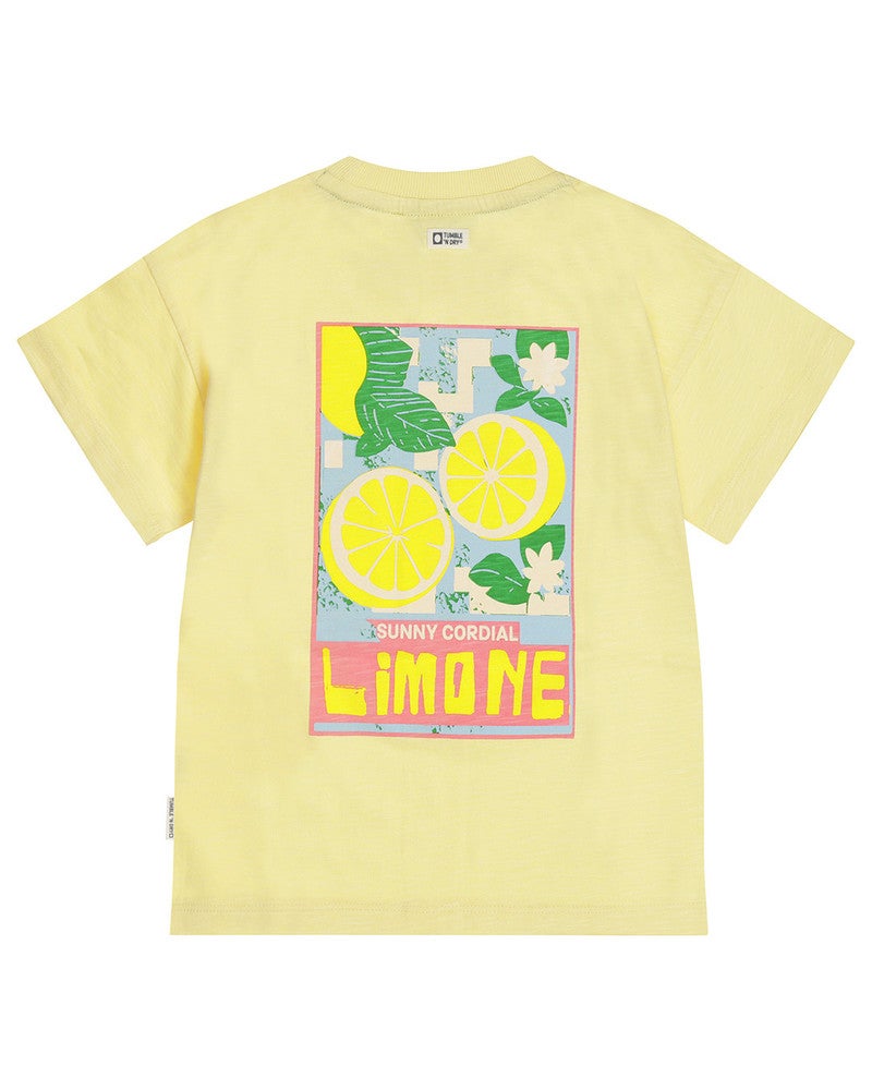 Lemons Tee Backprint Geel Lemons Tee Backprint Geel
