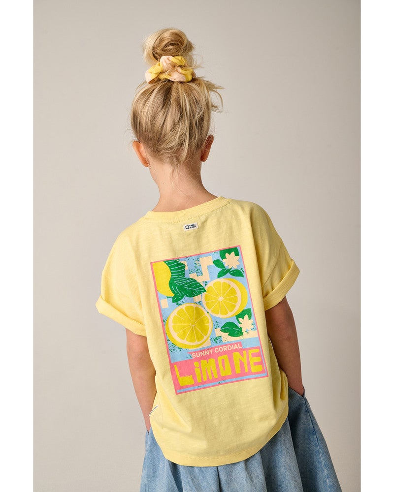 Lemons Tee Backprint Geel Lemons Tee Backprint Geel