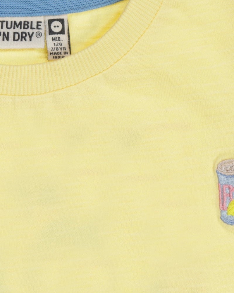 Lemons Tee Backprint Geel Lemons Tee Backprint Geel