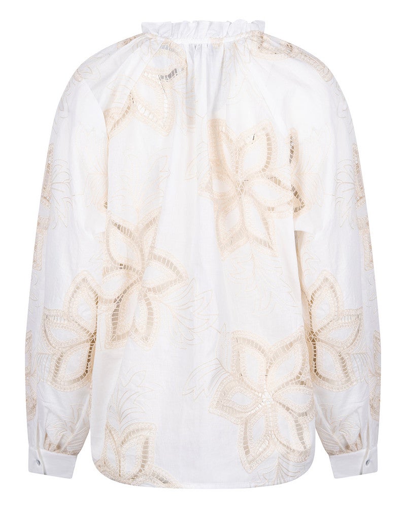 Bridget Blouse Embroidery Off White Bridget Blouse Embroidery Off White