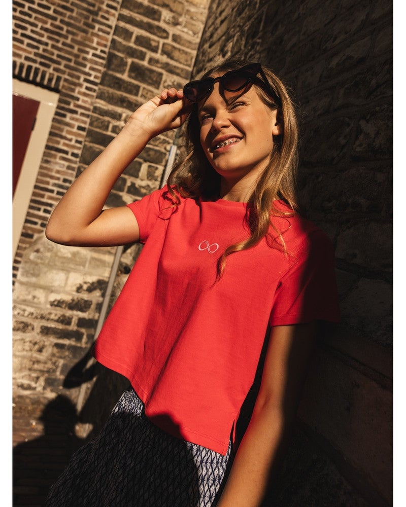 10sixteen T-shirt SS Cherry Rood 10sixteen T-shirt SS Cherry Rood