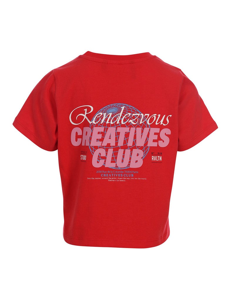 10sixteen T-shirt SS Cherry Rood 10sixteen T-shirt SS Cherry Rood