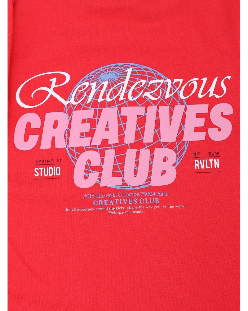 10sixteen T-shirt SS Cherry Rood 10sixteen T-shirt SS Cherry Rood